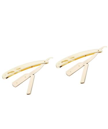 Fomiyes 2 STK razor razor for men's razor blade Bartschneider to shave beard cutting tool trimmer for men hand tools handy hairdressing tools stainless steel man