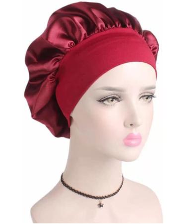 Satin Bonnet for Sleeping | Silk Hair Bonnet for Black Women | Curly Hair Protection - Buy Online on GoSupps.com