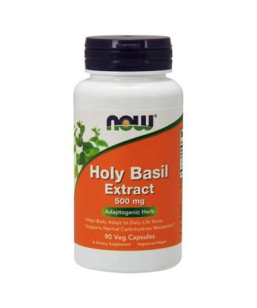 Holy Basil Extract 90 Vcaps by Now Foods (Pack of 6)