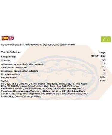 Spirulina Powder | Organic Organic | Spirulina Powder | Samskara food for thought (1kg x 1pack) - Buy Online on GoSupps.com