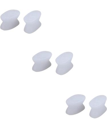 MICPANG Bunion Corrector Toe Separator for Men and Women - 3 Pairs White Gel Silicone Bunion Pads and Splint for Pain Relief - Buy Online on GoSupps.com