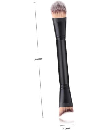 Housoutil Blush Brush Poweder Brush Dual Ended Brush Makeup Brush Cosmetics Brush Double Brush Wooden Eyes - Buy Online on GoSupps.com