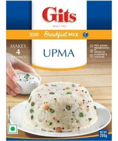 Instant Upma Breakfast Mix (Pack of 4 X 200g Each) 800 g (Pack of 4) - Buy Online on GoSupps.com