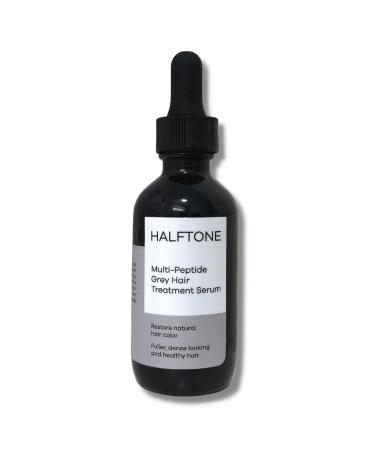 Multi-Peptide Grey Hair Treatment Serum - Advanced Hair Growth & Anti-Grey Serum For Thicker Healthier Youthful Look With Peptide Complexes Caffeine Vitamin B5 Hyaluronic Acid Antioxidants 60 ml