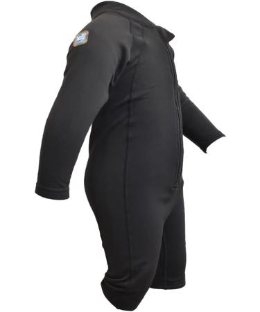 Splash About Kids Thermaswim One Piece Swimsuit - Black (4-6 Years) - Buy Online on GoSupps.com