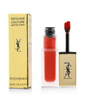 Yves Saint Laurent Tatouage Couture Liquid Matte Lip Stain 1 Rouge Tatouage 0.2 oz - Women's Lip Stain - Buy Online on GoSupps.com