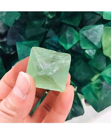 1pc 3cm Large Size Natural Green Fluorite Quartz Cube octahedral Crystal Quartz Stone polyhedral for Reiki Natural Stones and Minerals - Buy Online on GoSupps.com