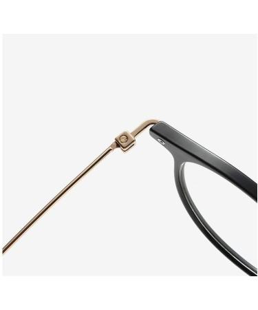 Round Blue Light Blocking TR Frame Reading Glasses - Large Computer Readers for Fatigue Relief +150 - Stylish Black - Buy Online on GoSupps.com