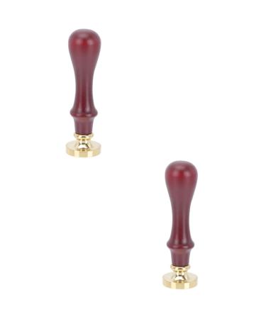 FOYTOKI 2 Pcs Dispensing Plate Tool Coffee Squeezer Delicate Stamper Eyeshadow Pressing Kit Wooden Handle