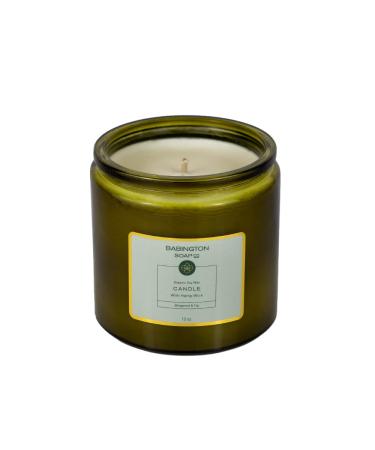Scented Candle Organic Soy Candle w/Hemp Wick Meditation/Aromatherapy Candles for Home Calming Candles for Men & Women Soothing Bergamot & Fig 12 oz.