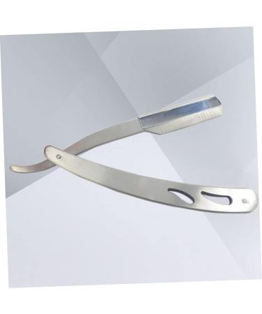 FRCOLOR 2pcs Razor Stainless Steel Shaver - Dual Blade Hair Cutting Knife for Men - Perfect for Beard Grooming - Buy Online on GoSupps.com