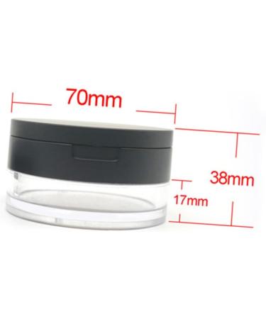 DOITOOL 3 Pi ces contenant de poudre de voyage poudre pour le visage vide poudri re contenant de poudre de maquillage portable r cipient Boite d'emballage 7*3.8cmx3pcs noirx3pcs - Buy Online on GoSupps.com