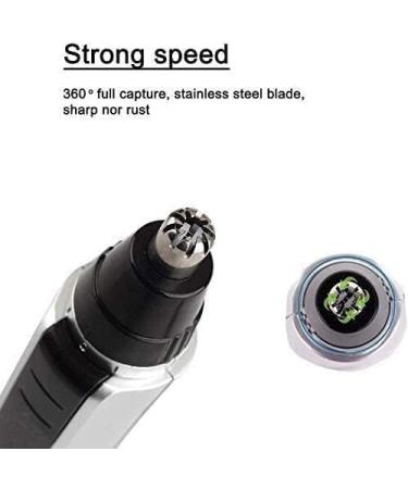 USB Rechargeable Nose Hair Trimmer - Professional Painless Ear & Nose Hair Clippers for Women & Men | Easy to Use & Clean - Buy Online on GoSupps.com