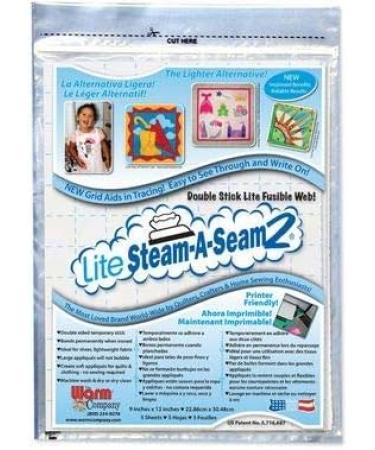 5 Pkgs Lite Steam-a-Seam 2 Double Stick Fusible Web - The Warm Company - Buy Online on GoSupps.com