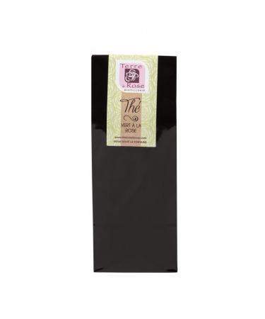 TERRE DE ROSE - Pink tea 100 g - French handmade products - made in France - effect and taste guaranteed - rose products - ar