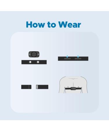 GEOID HS500 Heart Rate Monitor - ANT+/Bluetooth Chest Strap for iOS/Android Apps - Buy Online on GoSupps.com