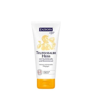 Enzborn Teufelsalbe hot |Long -lasting heat effect |Without residues |With devil claw and nettle |Dermatologically checked |3 x 100 ml