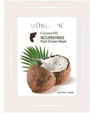 Elitzia ETEF4001 Coconut Oil Nourishing Foot Mask 5 Pieces A Box Repair Dry - Buy Online on GoSupps.com