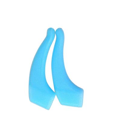 Dondown anti-slip glasses brick 1 pair of silicone glass holder anti-slip holder Comfortable glasses ear bracket ear grip glasses accessories for glasses Leg grip glasses sunglasses (light blue 1 pair) light blue unit size