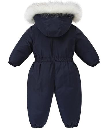 Kids Waterproof Snowsuit | Boys & Girls Ski Jacket & Fleece Coat | Blue, 2-3 Years - Buy Online on GoSupps.com