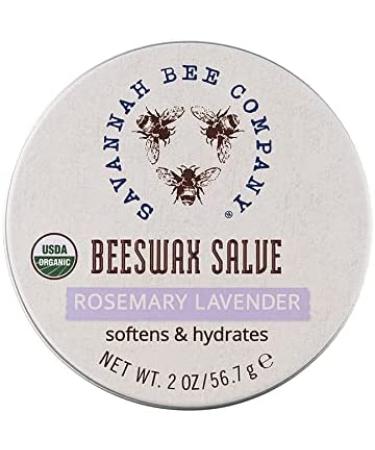 Certified USDA Organic Rosemary Lavender Beeswax Salve - Large | Savannah Bee Company - Buy Online on GoSupps.com