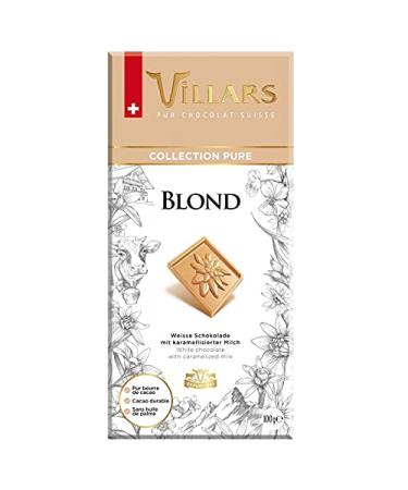 VILLARS - Pure Blond Tablet 100G - (Pack of 4)