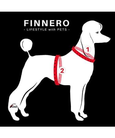 Buy FinNero ATTE Safety Vest for Dogs - Size XXL | Premium Dog Safety Gear for International Shipping - Buy Online on GoSupps.com