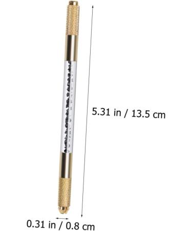 DOITOOL Embroidery Pencil Eyebrow Pencil Makeup Gadgets Skin Pen Double Head Use a Pen 1 count (Pack of 1) Black - Buy Online on GoSupps.com