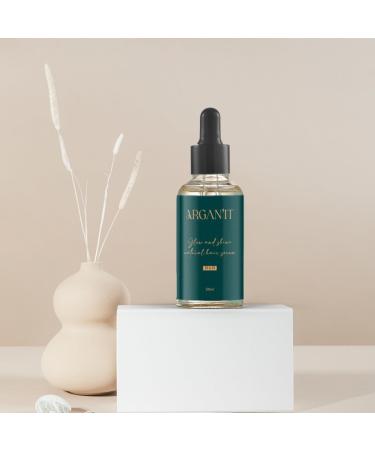 Argan' It Glow and Shine Natural Hair Serum - Oud Infused - 50 ml (1.7 fl oz)