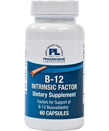 Progressive Laboratories - B-12 Intrinsic Factor 60 caps by Progressive Labs