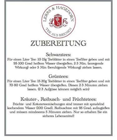 Lerbs & Hagedorn Formosa Choice Oolong Th 250 g