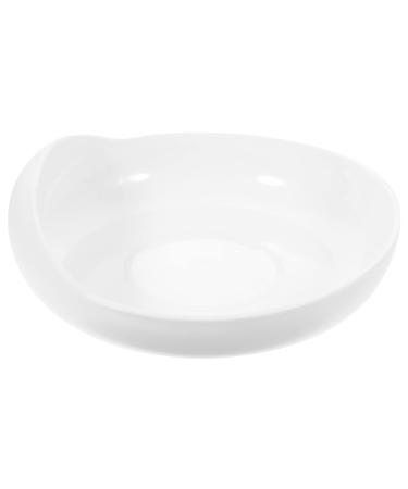 Artibetter Scoop Plates High-Low Adaptive Bowl Self-Feeding Bowl Baby Bowl Stay up Food Dish with Suction Base for Disabled Adults Elderly Handicapped Tableware