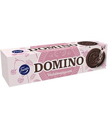 Fazer Fazer Domino Biscuits Yoghurt Raspberry 1 Box of 175 g
