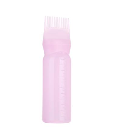 Hair dye bottle 160ml Applicator bottle Hair Hair Cycle Dine bottle Shampoo Brush hair dyel bottle Hair dyeing ridge Applicator Hair dye (pink)