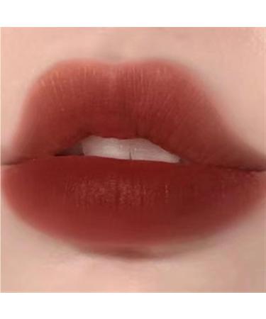 BADALO Velvet Mist Water Mist Lip Mud Soft Silky Matte Matte Vegan White NonStick Lip Gloss Lip Glaze Lipstick Color 202chestnut red brown - Buy Online on GoSupps.com