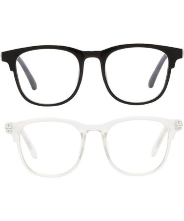 Porgeel Blue Light Blocking Glasses - Lightweight Anti-Glare Computer & Gaming Glasses for Women & Men - Black - Buy Online on GoSupps.com