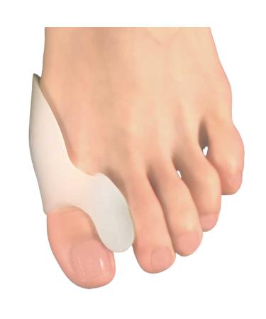 Chiroplax Bunion Gel Pads Corrector Relief Cushion Guard Toe Separator Hallux Valgus Straightener Splint Protector Shield Spacer Sleeve Cover (2 Pairs) Bunion Pad (Pack of 4)