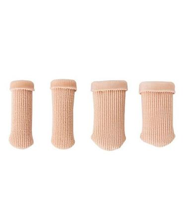 4pcs Silicone Toe Tube Protectors for Bunion, Corn, Callus - Moisturizing, Cuttable - Buy Online on GoSupps.com