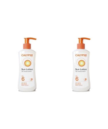 Calypso Press & Protect Sun lotion SPF6 (Pack of 2) 200 ml (Pack of 2) SPF 6