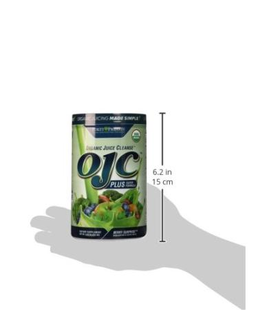 Certified Organic Juice Cleanse OJC Plus Berry Surprise - 30+ Organic Veggies and Fruits - Promotes Energy & Digestive Function - 5g Fiber - 12.28oz - 30 Servings - Buy Online on GoSupps.com