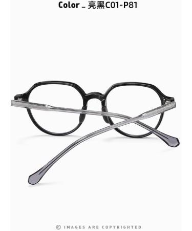 Buy SERONI TR90 Blue Light Blocking Glasses | Anti-UV Ray Round Frame for Men & Women | 52mm Computer & Reading Glasses - Buy Online on GoSupps.com