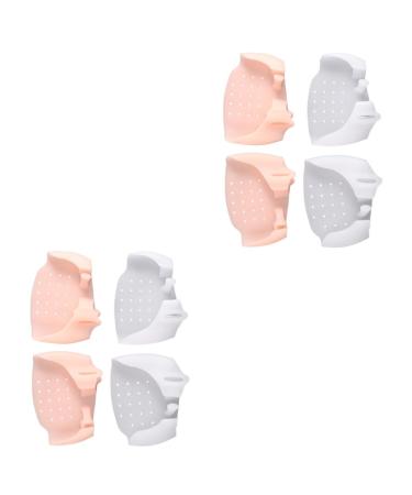 FOMIYES 4 Pairs Thumb Straighteners Stretcher Bunion Guard Gel Bunion Pads Seperators Bunions Bunion Separator Bunion Pads Sleeves Bunion Spacer Forefoot Pad Eversion