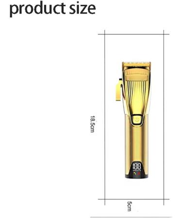 Professional Hair Clippers with LED Display | All Metal Body & Diamond Blade | 8 Color Coded Guides | International Shipping - Buy Online on GoSupps.com