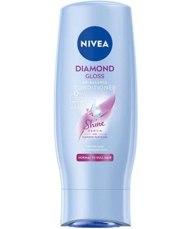Beiersdorf Nivea Hair Conditioner diamond shine with diamond particles and with a valuable Nivea Shine serum with a pleasant scent vegan and 95 biodegradable 200 ml pack of 5 - Buy Online on GoSupps.com