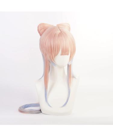 Genshin Impact Sangonomiya Kokomi Cosplay Wig + Free Wig Cap for Halloween, Carnival & Events - Buy Online on GoSupps.com