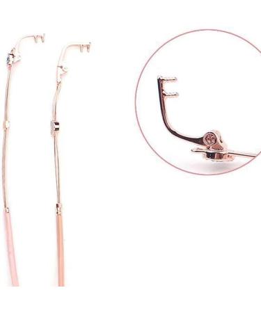 Epasha Ironing Glasses - Pink Spare Bracket Frame Rhinestone Metal Repair Parts 2-Hole Replacement Arms for Broken Glasses - Buy Online on GoSupps.com