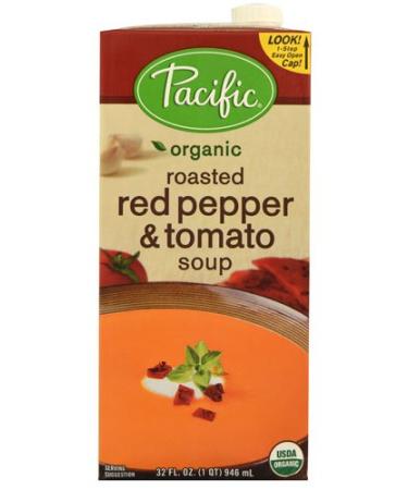 Pacific Natural Foods Organic Soup Roasted Red Pepper and Tomato -- 32 fl oz - 2 pc