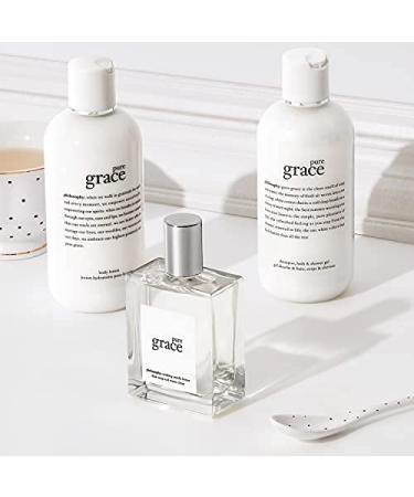 philosophy pure grace eau de toilette - crisp & clean women's perfume - with notes of water lily leafy greens & musk - long lasting fragrance 4 Ounce (Pack of 1) - Buy Online on GoSupps.com