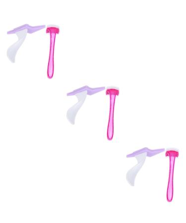 Mipcase 3ensembles Tondeuse Cheveux Pour Femmes Rasoir De Pr cision Pour Zones Intimes Accessoire De Beaut Compact Et Durable Couleur Al atoire