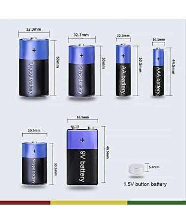 Battery Tester & Checker for AA AAA C D 9V Button Cell - Universal Battery Diagnostic Tool - Buy Online on GoSupps.com
